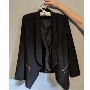 3/20$ H&M divided open  blazer with double zipper